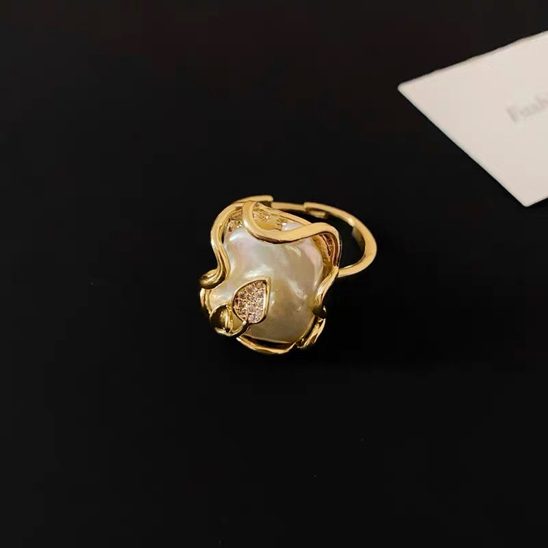 Mother-of-Pearl Rose Bud Jewelry Set