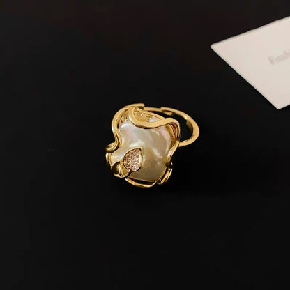 Mother-of-Pearl Rose Bud Jewelry Set