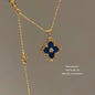 Regal Clover Motif Necklace