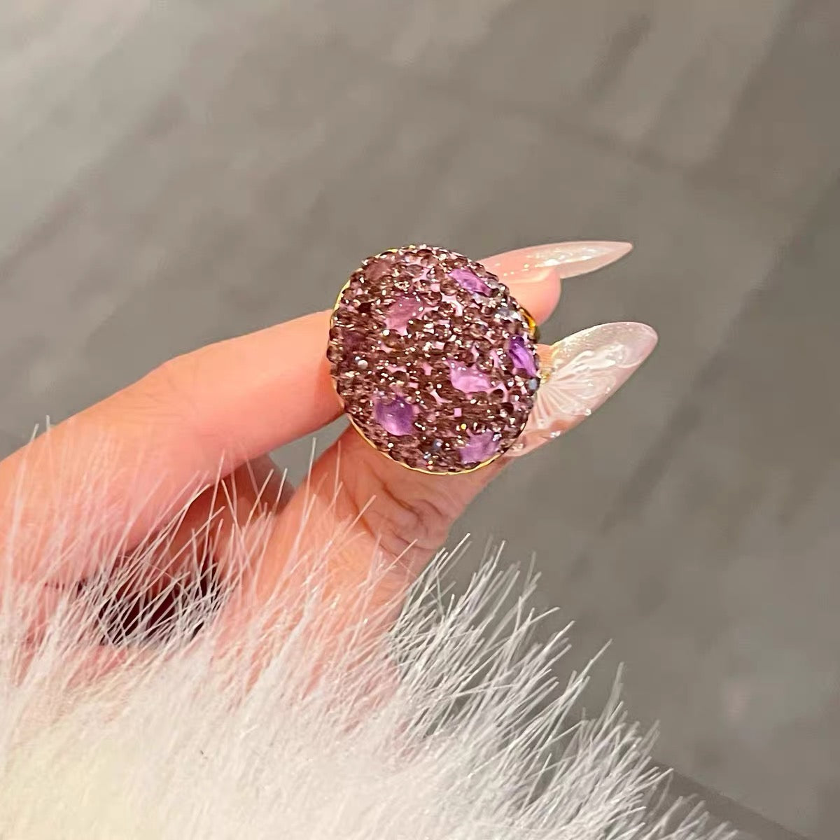 Luxury Crystal Pavé & Stone Statement Rings