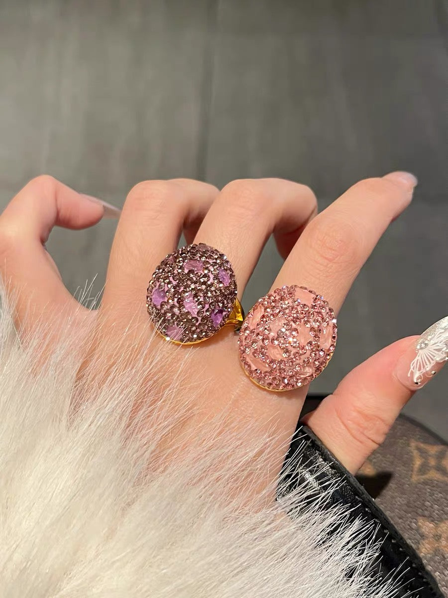 Luxury Crystal Pavé & Stone Statement Rings