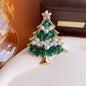 Handmade Christmas tree brooch