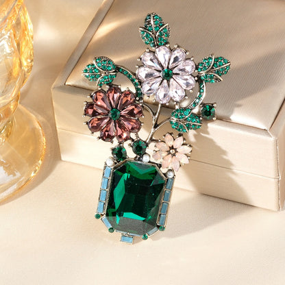 The "Antique Floral" series brooch